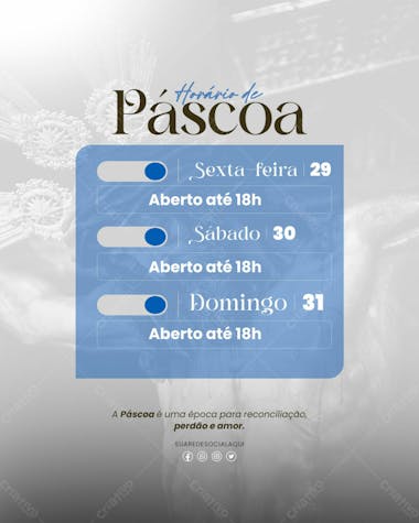 Horario de pascoa