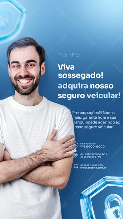 Seguro Veicular Social Media Story