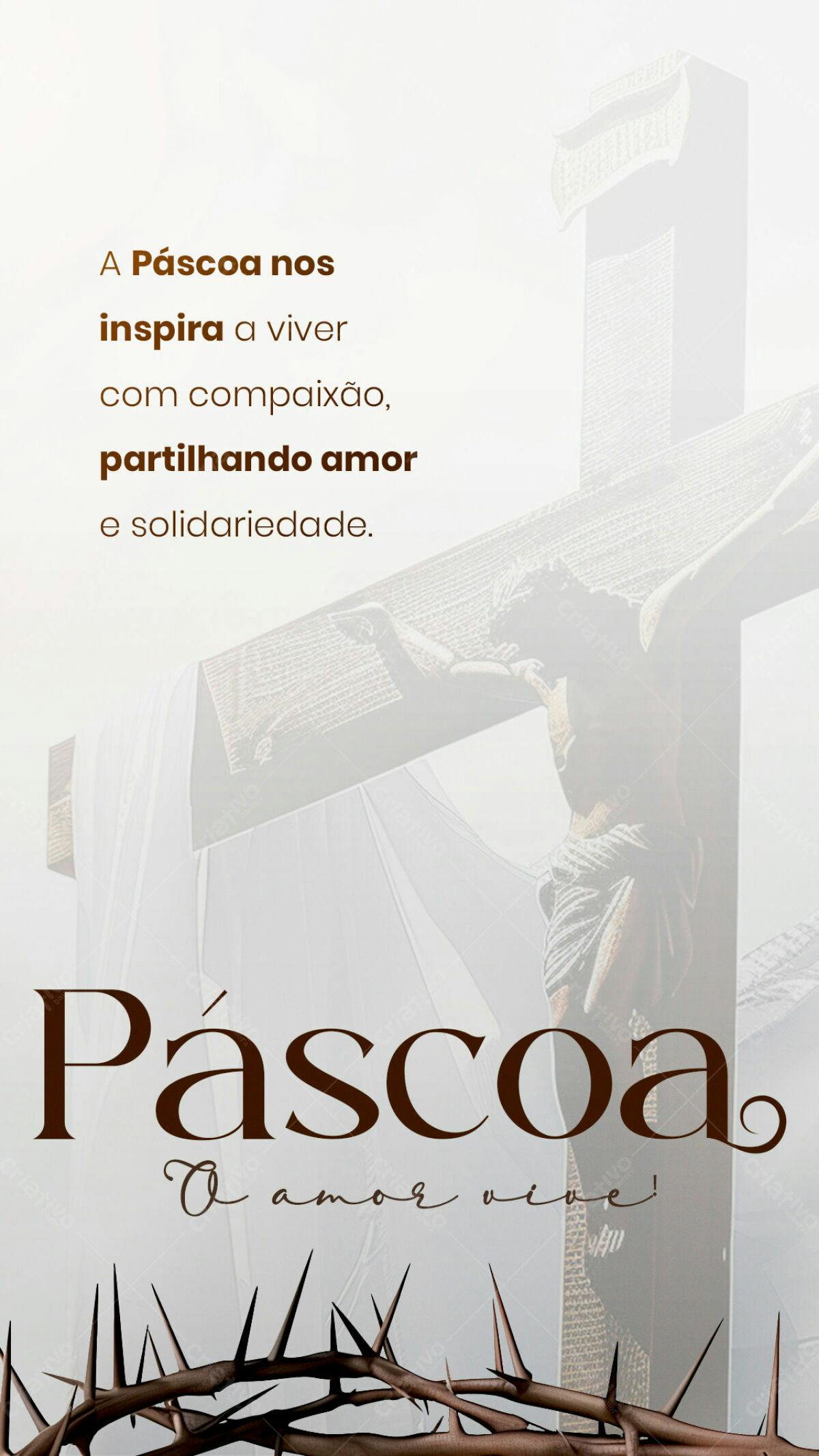 Post para Páscoa PSD Editável