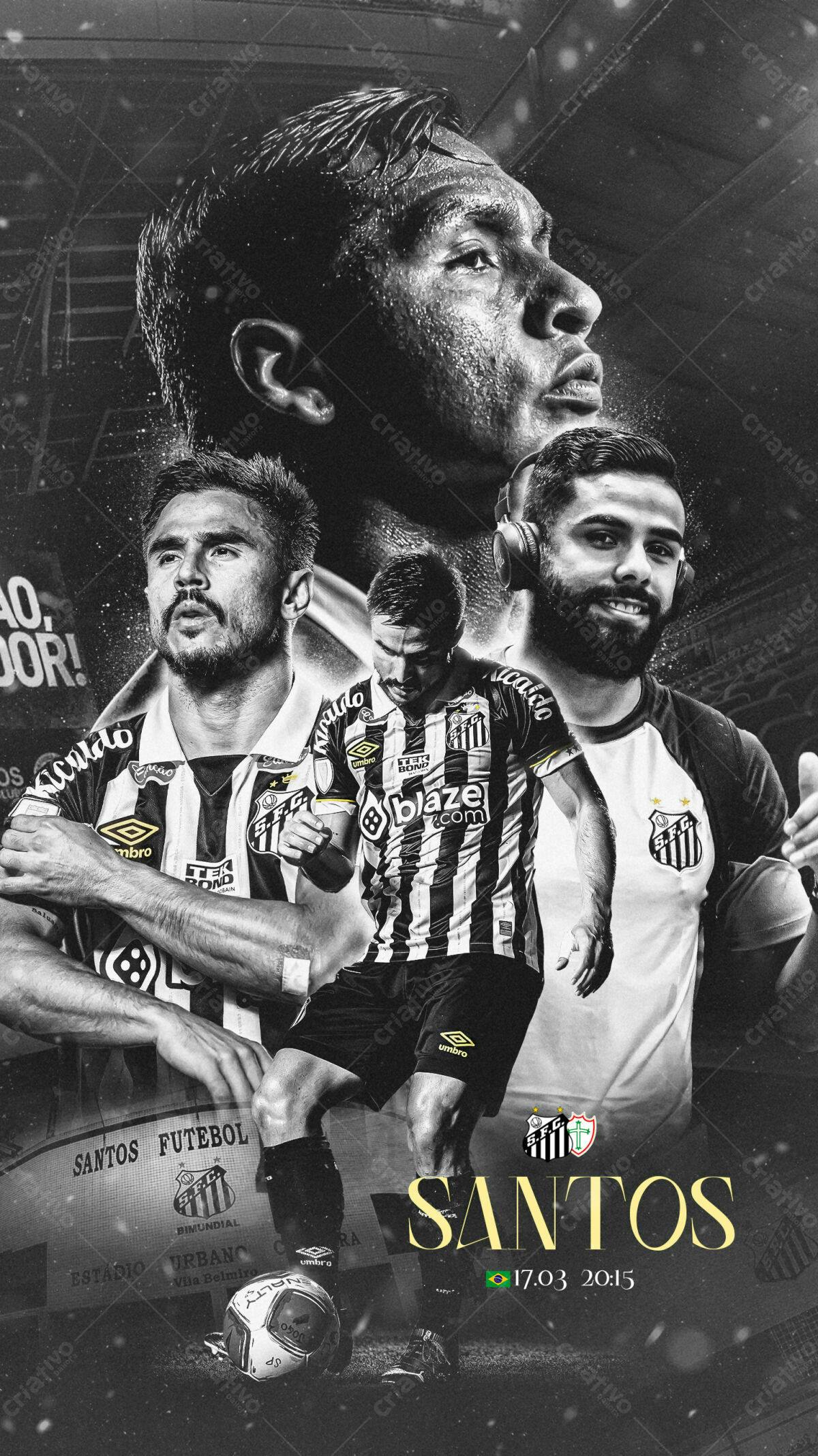 Poster Santos Futebol Clube PSD Editável