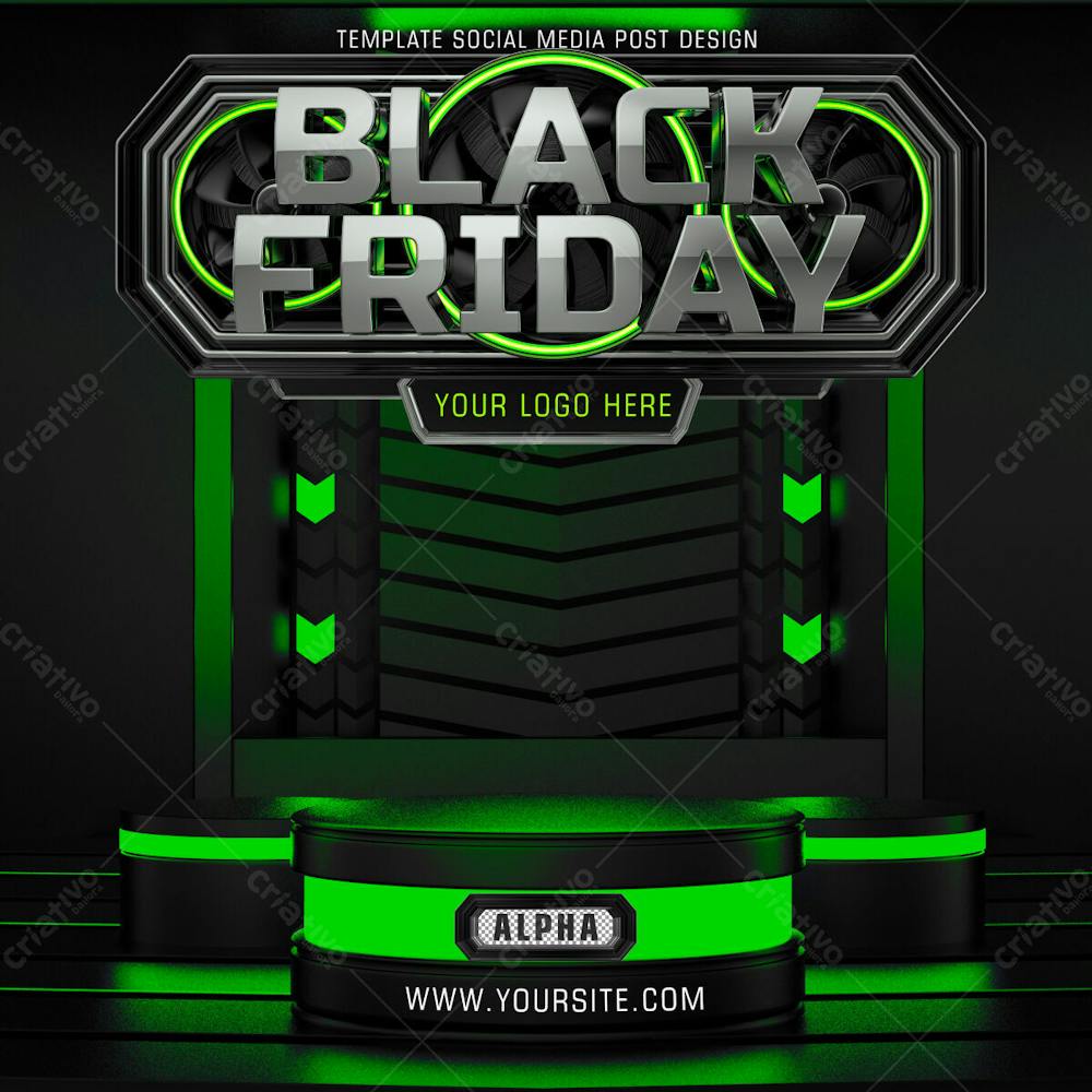 Base Podio Black Friday Selo 3D Para Composicao Psd Editavel (3)