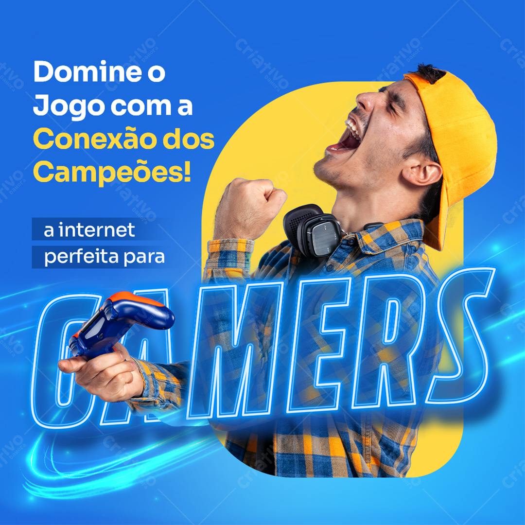 Flyer para Gamers PSD Editável