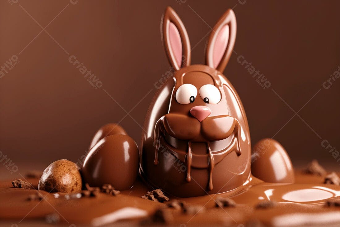 Coelho de Chocolate na Páscoa