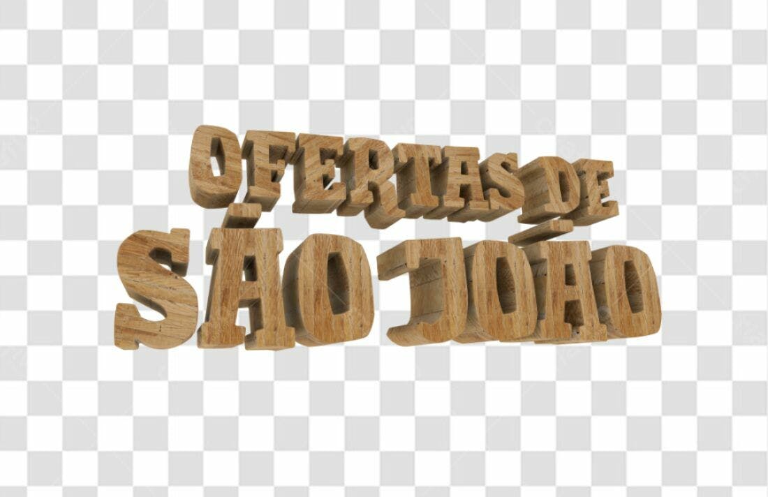 Selo São João Ofertas PNG com fundo transparente