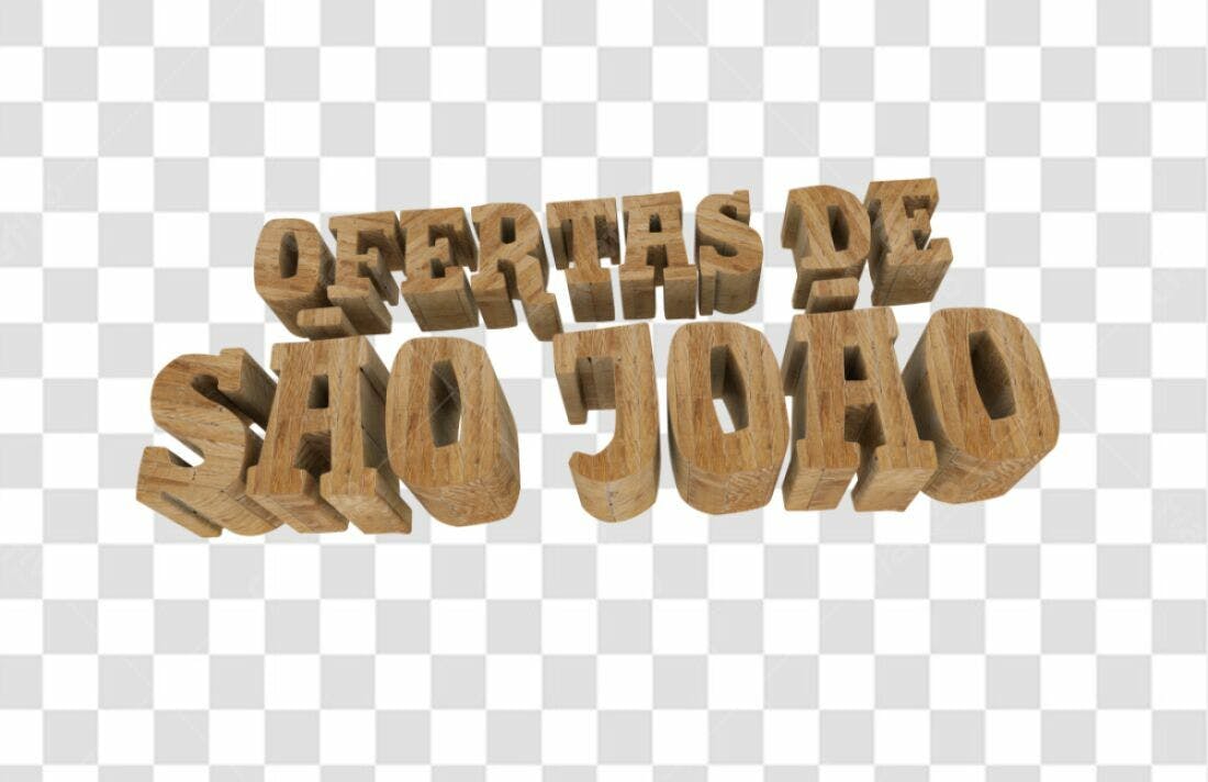 Banner São João Ofertas PNG com fundo transparente