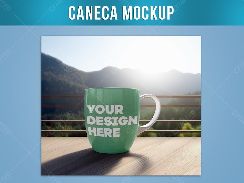 Caneca Xícara Mockup