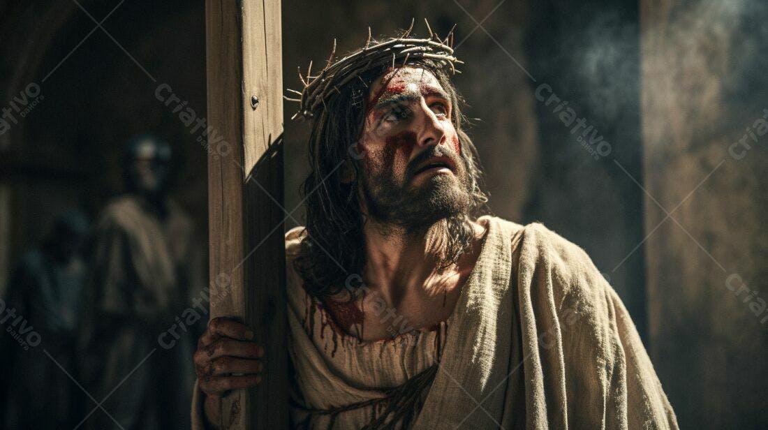 Jesus Cristo coroa de espinhos sofrimento