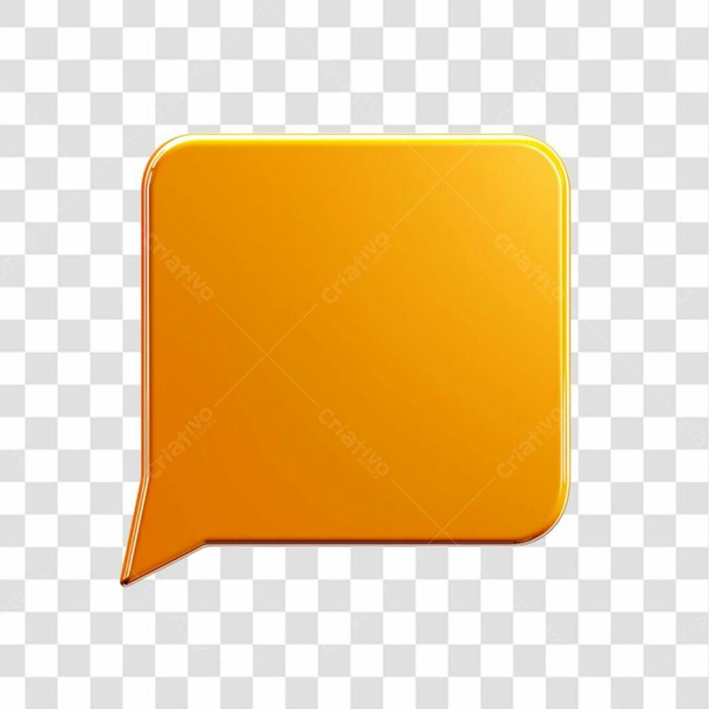 Caixa De Texto 3D Png Transparente