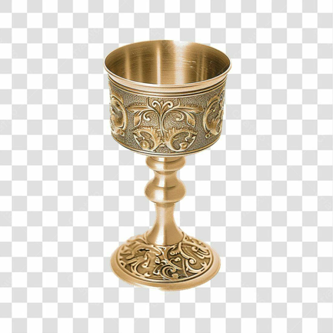 Icone Cálice Dourado PNG com fundo transparente