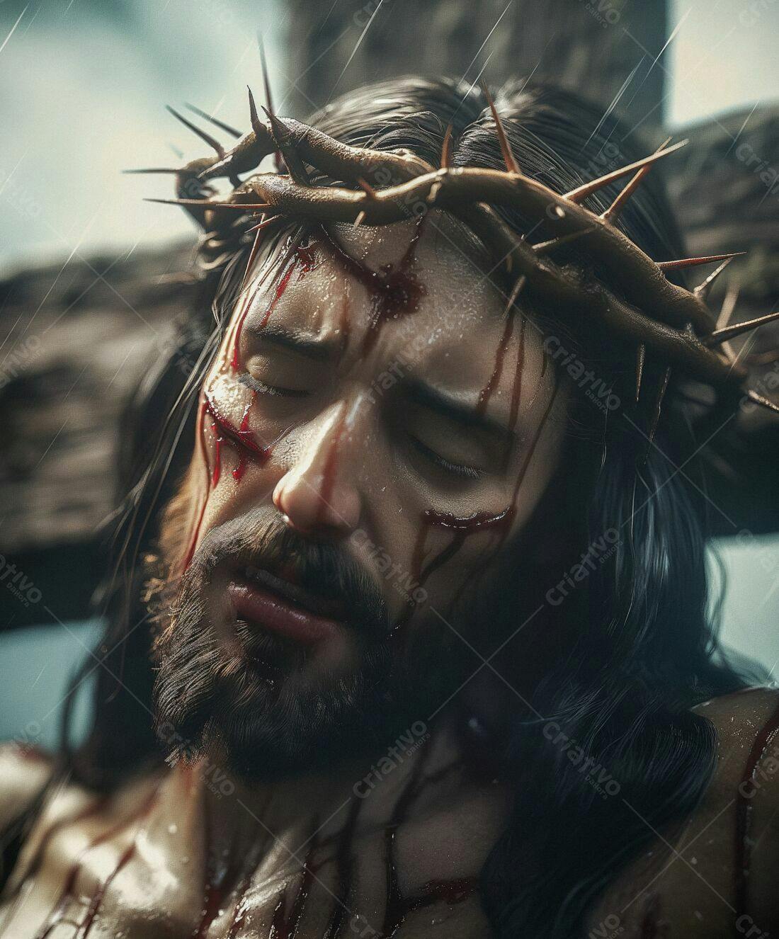 Jesus Cristo coroa de espinhos sofrimento