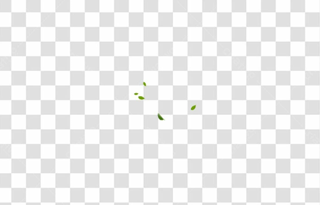 Icone Folhas Verdes PNG com fundo transparente