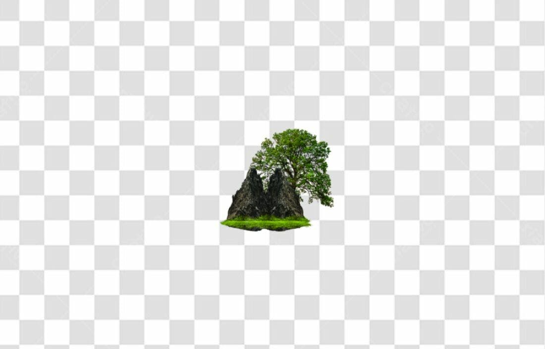Icone Natureza Montanha e Arvore PNG com fundo transparente