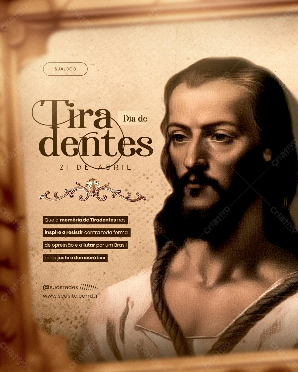Flyer Dia de Tiradentes PSD Editável