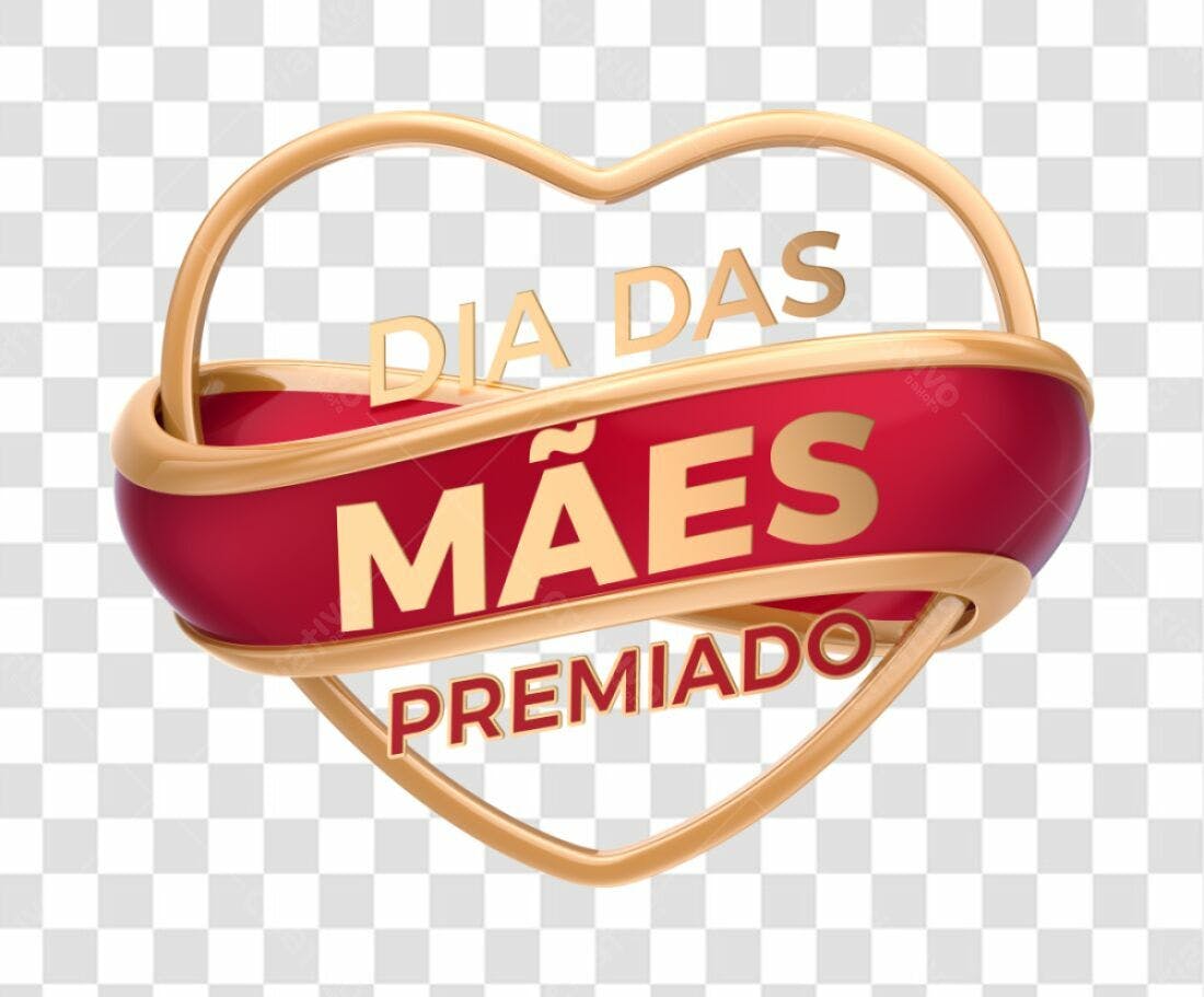 Selo Dia das Mães PNG com fundo transparente