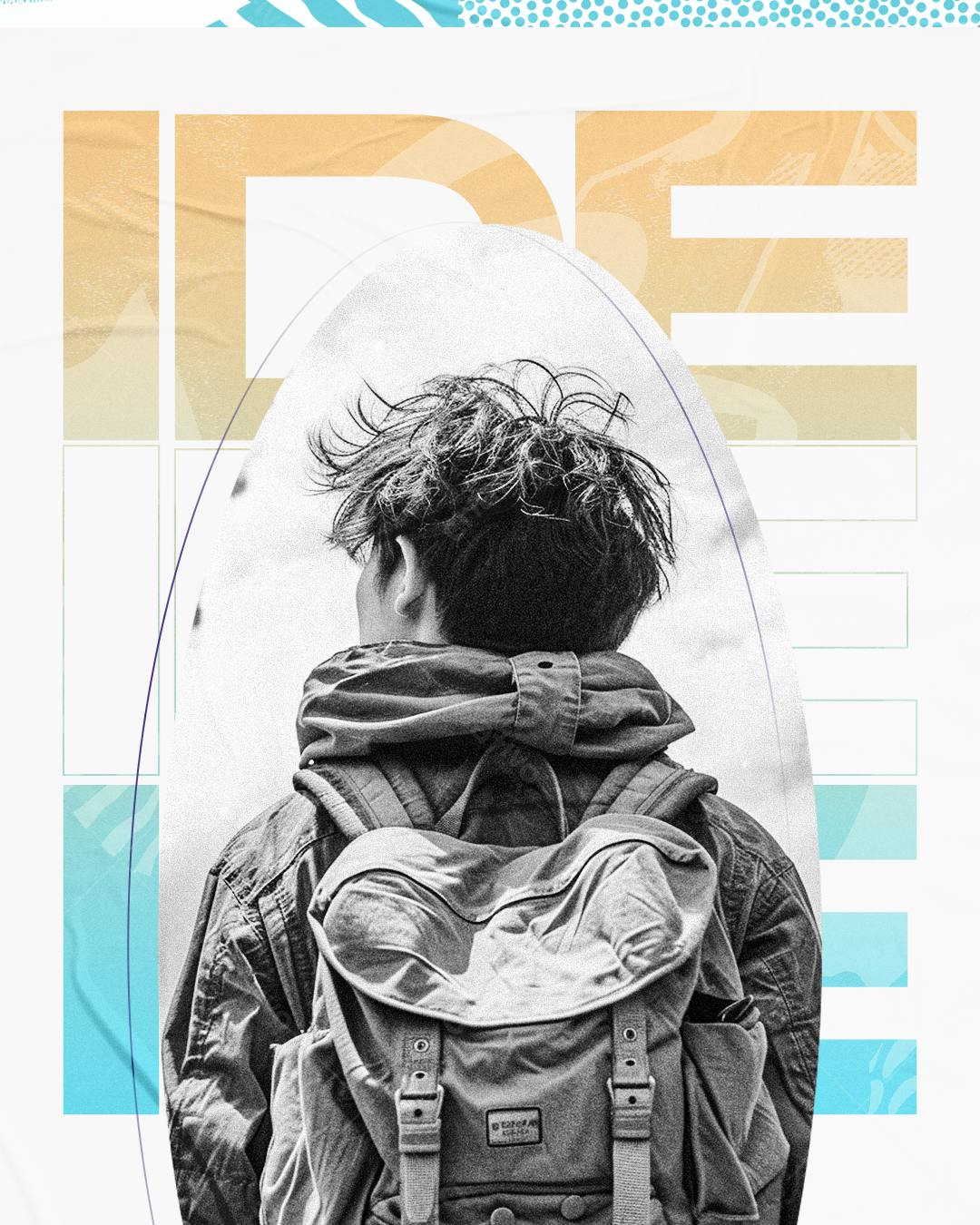 Poster para Viagem e Aventura PSD Editável