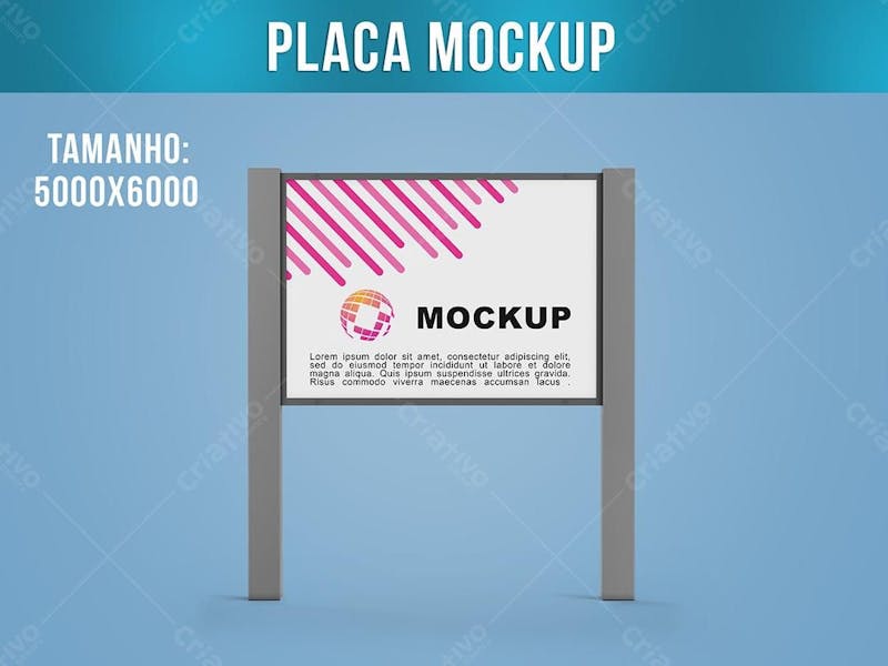 Placa mockup