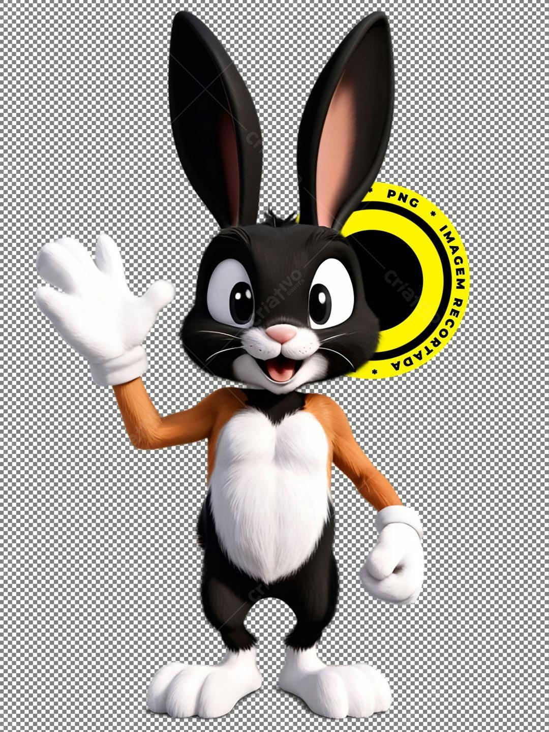 Icone Coelho Páscoa PNG com fundo transparente