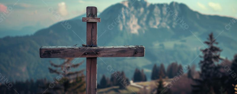 Imagem de cruz e crucifixo para semana santa e páscoa