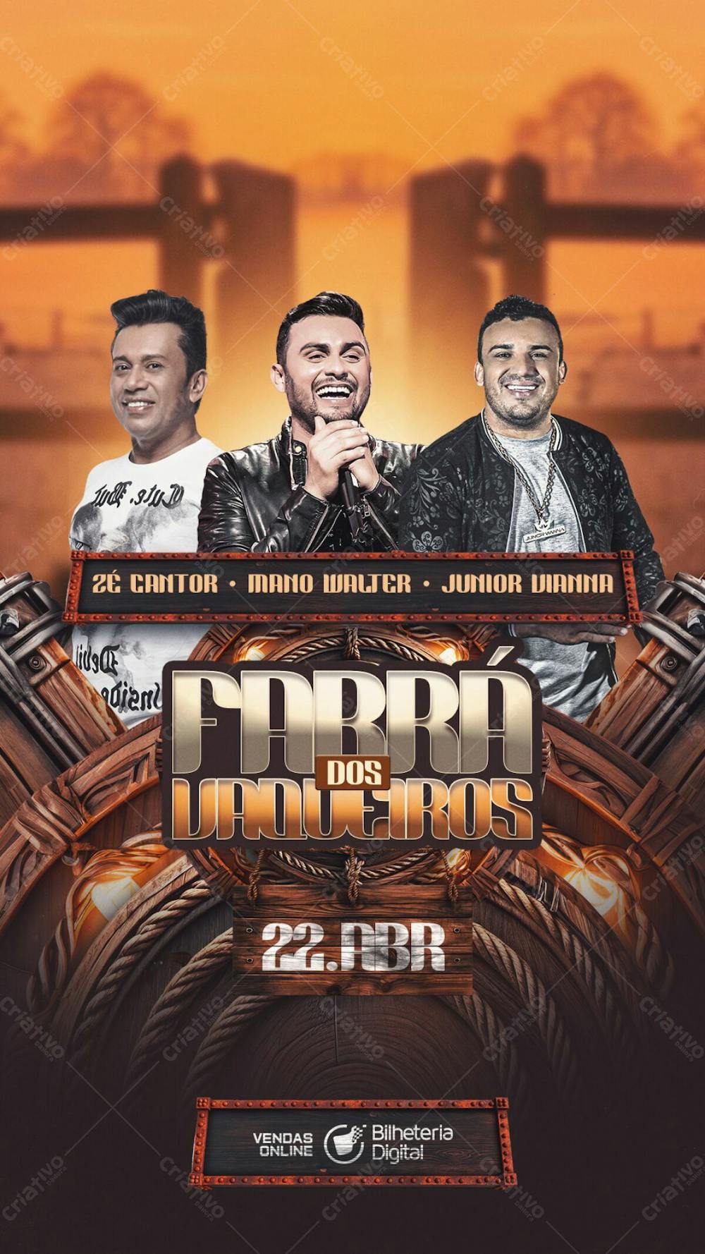 Flyer Evento   Farrá Dos Vaqueiros Story