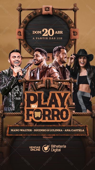 Flyer Evento   Forró &#38; Vaquejada Story