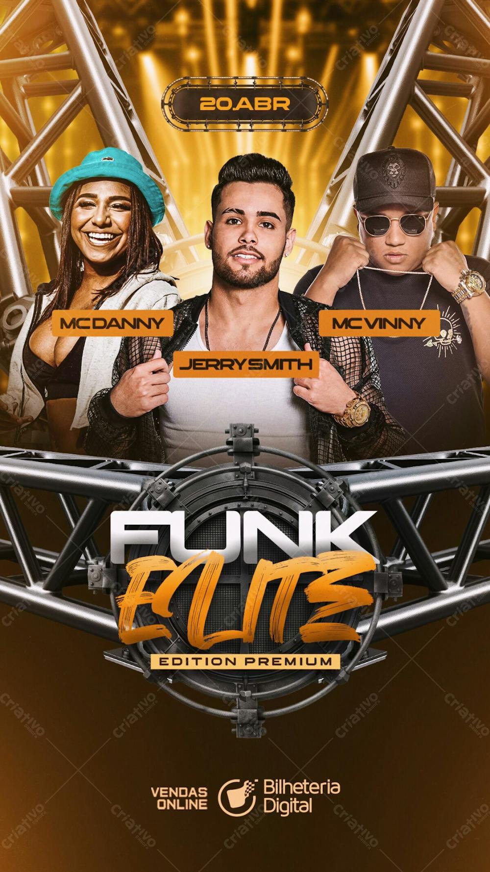 Flyer Evento   Funk Elite Edition Premium Story