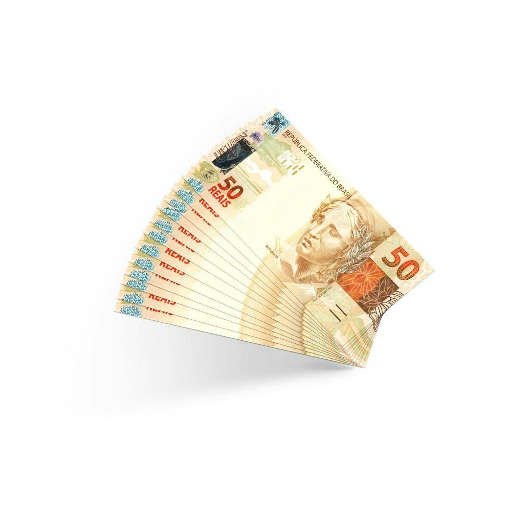 Modelo de Notas de R$50 PSD Editável