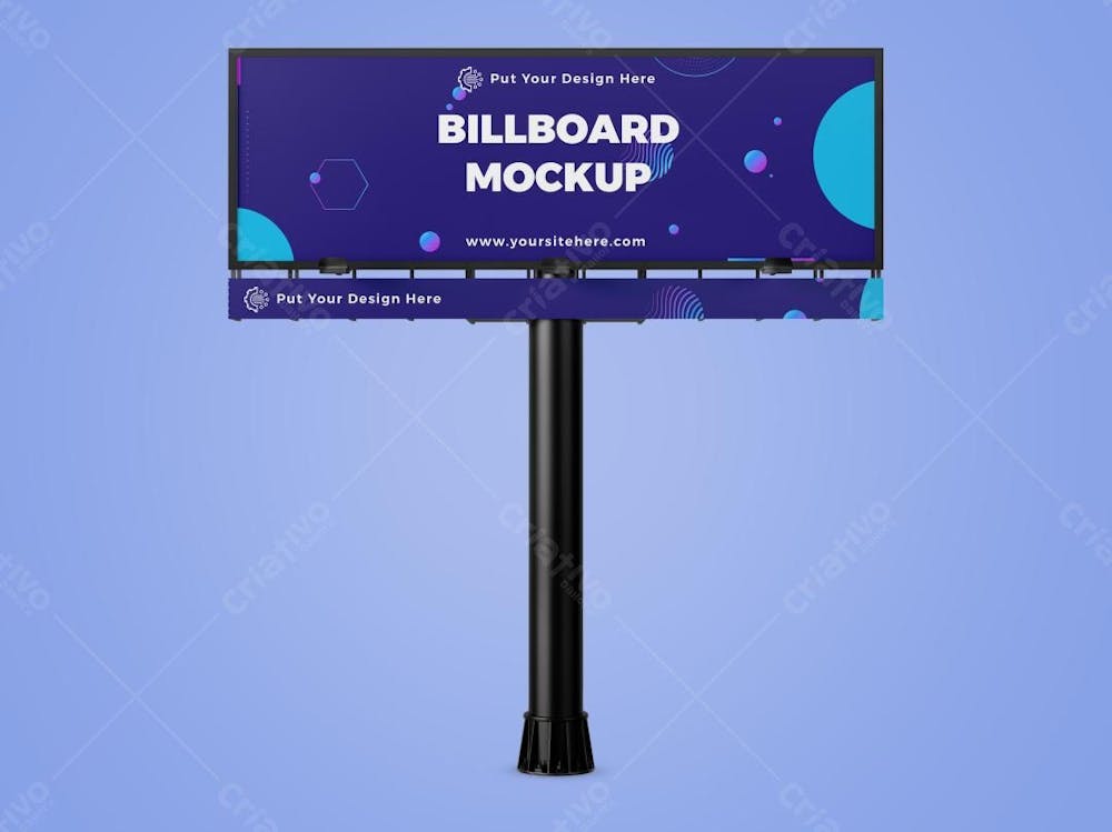 Outdoor Mockup Para Publicidade banner