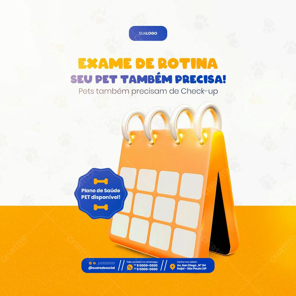 Petshop Exame De Rotina Para Pet Social Media Feed