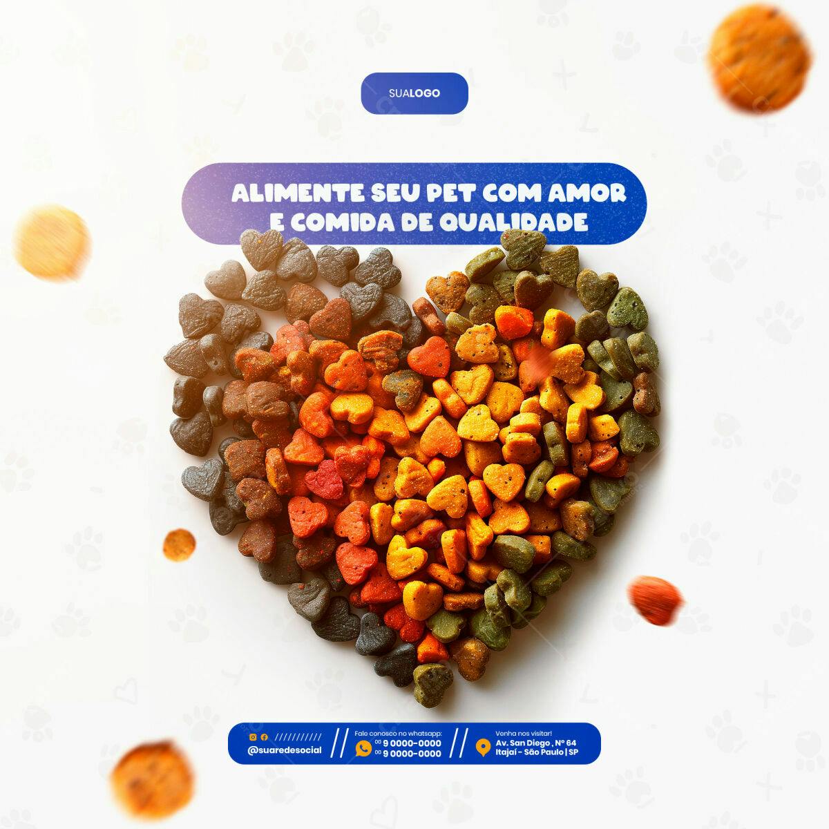 Post para Pet Shop PSD Editável