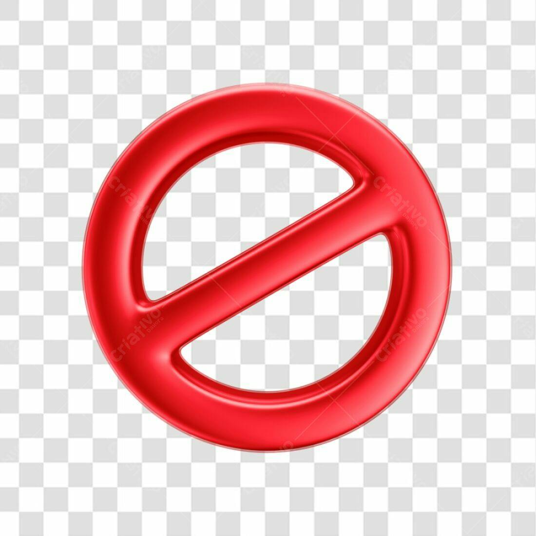 Ícone Proibido PNG com fundo transparente