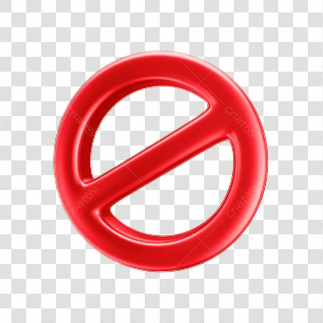 Ícone Proibido PNG com fundo transparente