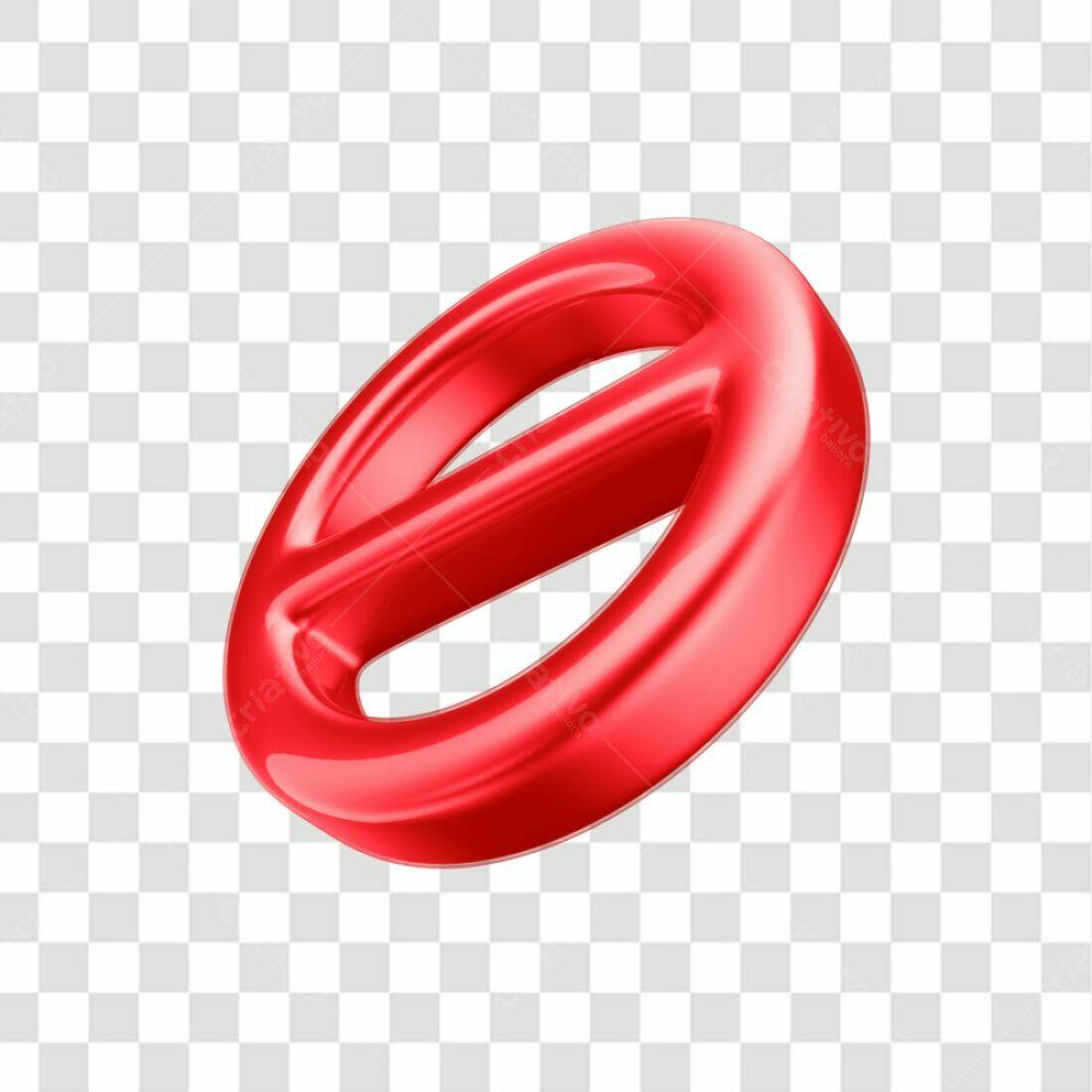 Ícone Proibido Vermelho PNG com fundo transparente