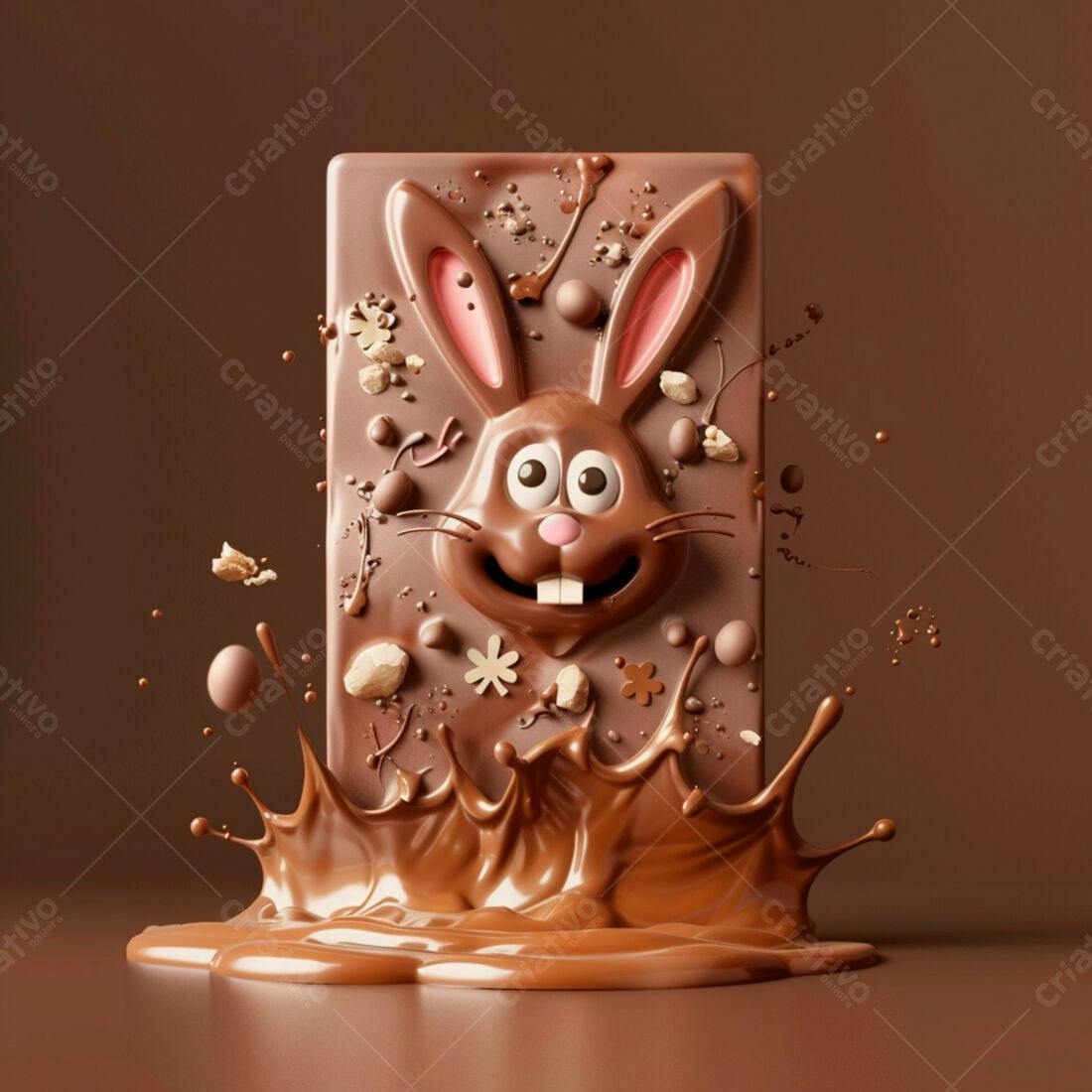 Coelho de Chocolate na Páscoa