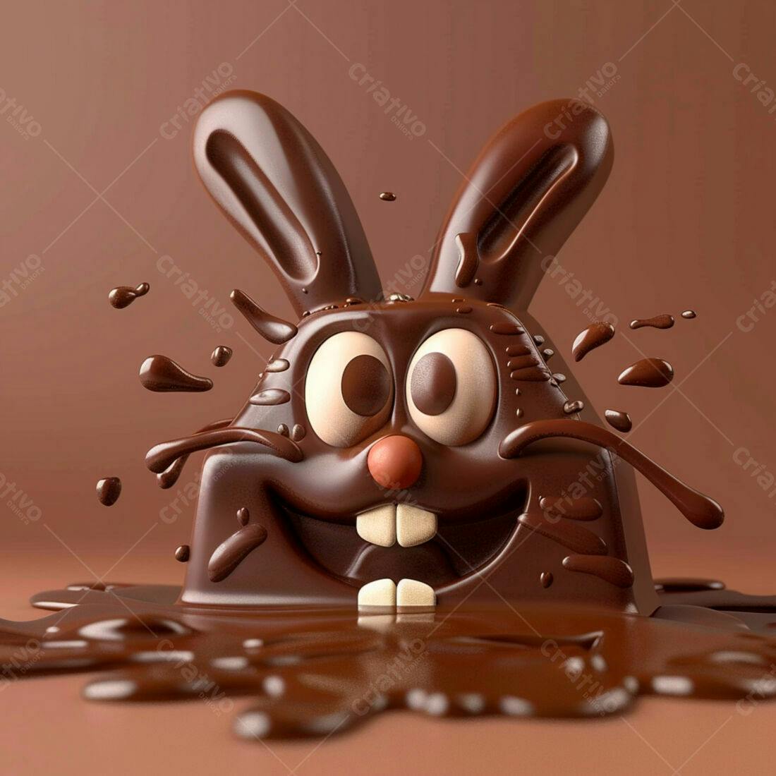 Coelho de Chocolate na Páscoa