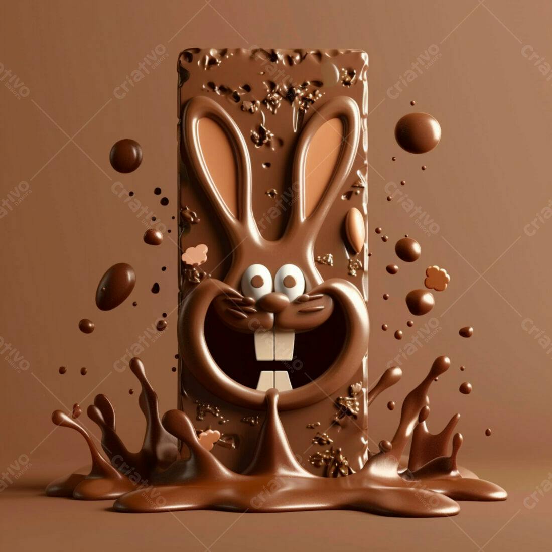 Coelho de Chocolate Páscoa