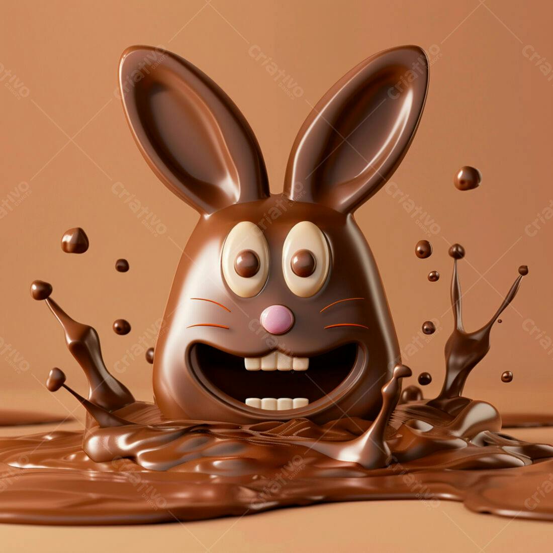 Coelho de Chocolate na Páscoa