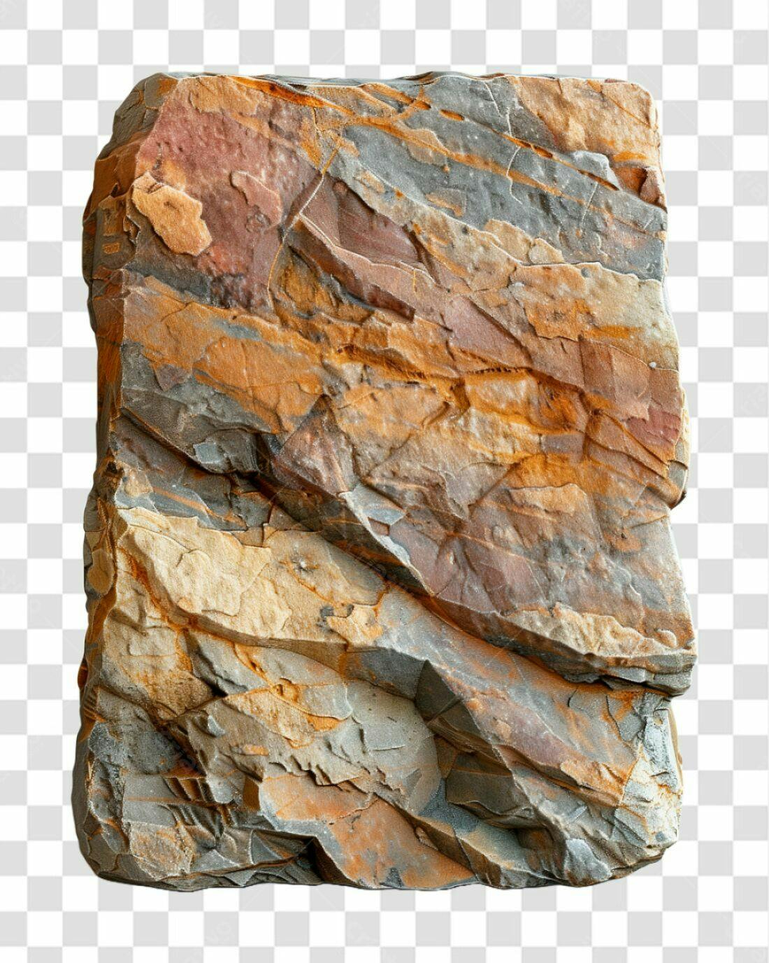 Textura de Rocha PNG com fundo transparente