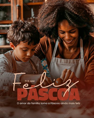SOCIAL MEDIA FELIZ PÁSCOA