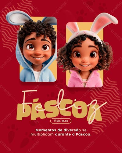SOCIAL MEDIA FELIZ PÁSCOA
