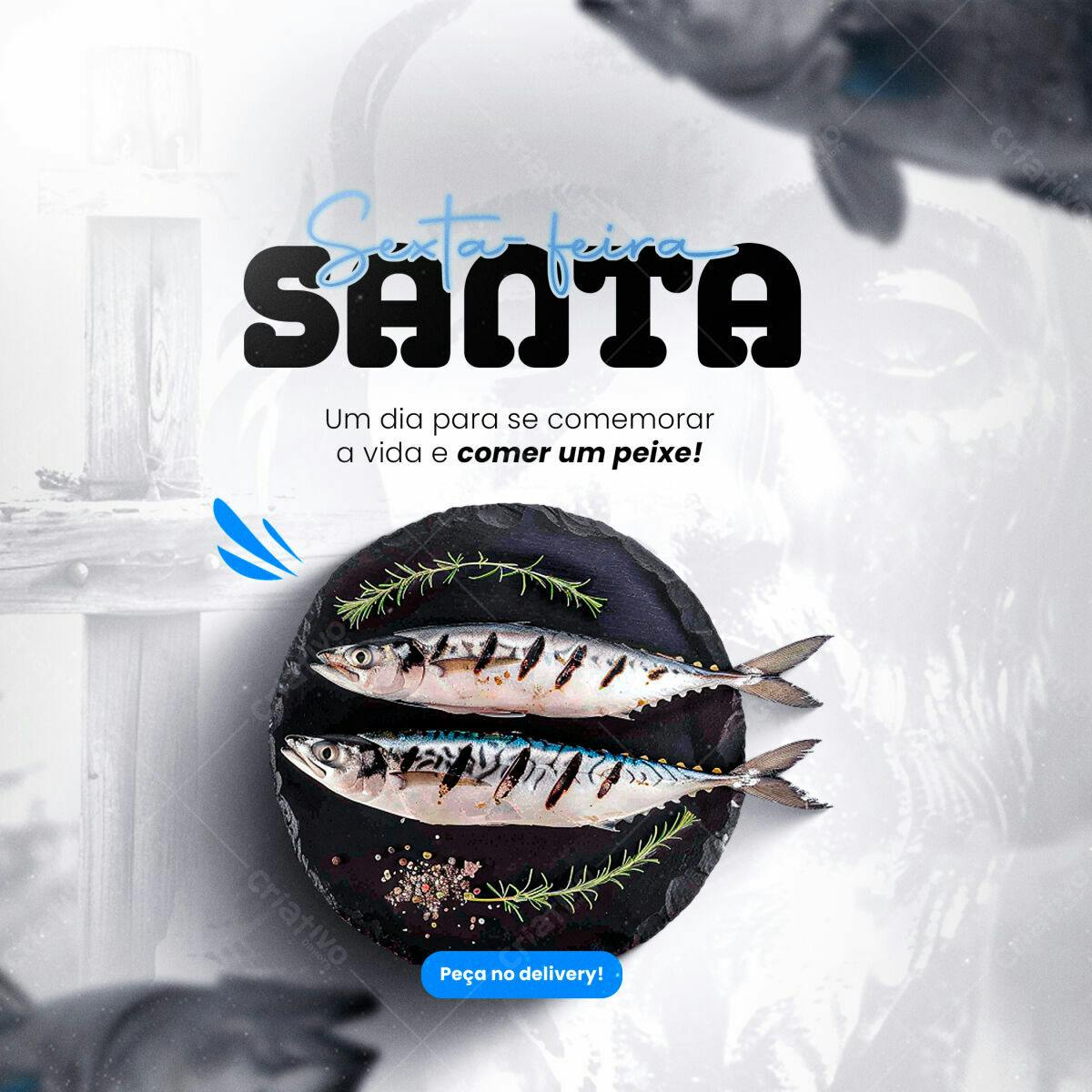 Flyer Sexta-feira Santa PSD Editável