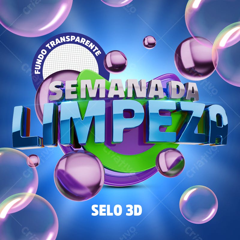 Flyer Semana da Limpeza PSD Editável