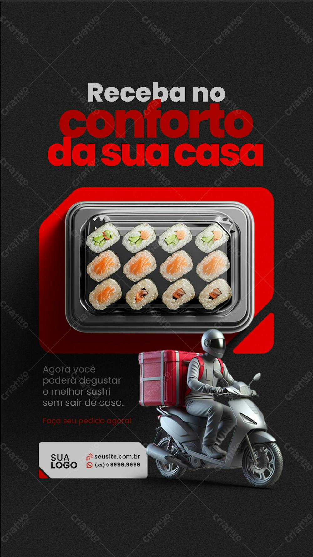 Story   Sushi   Receba No Conforto Da Sua Casa