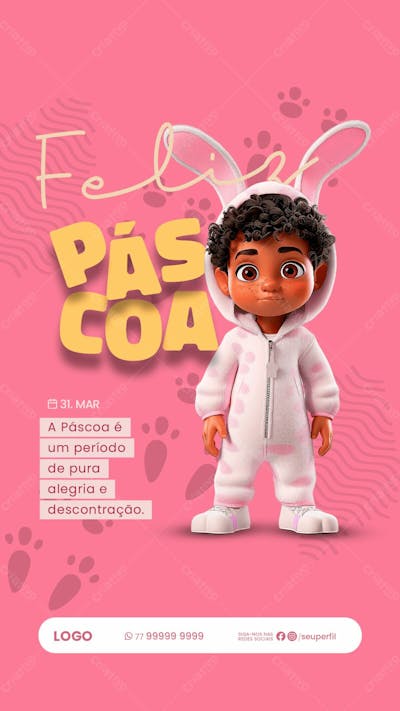 SOCIAL MEDIA FELIZ PÁSCOA