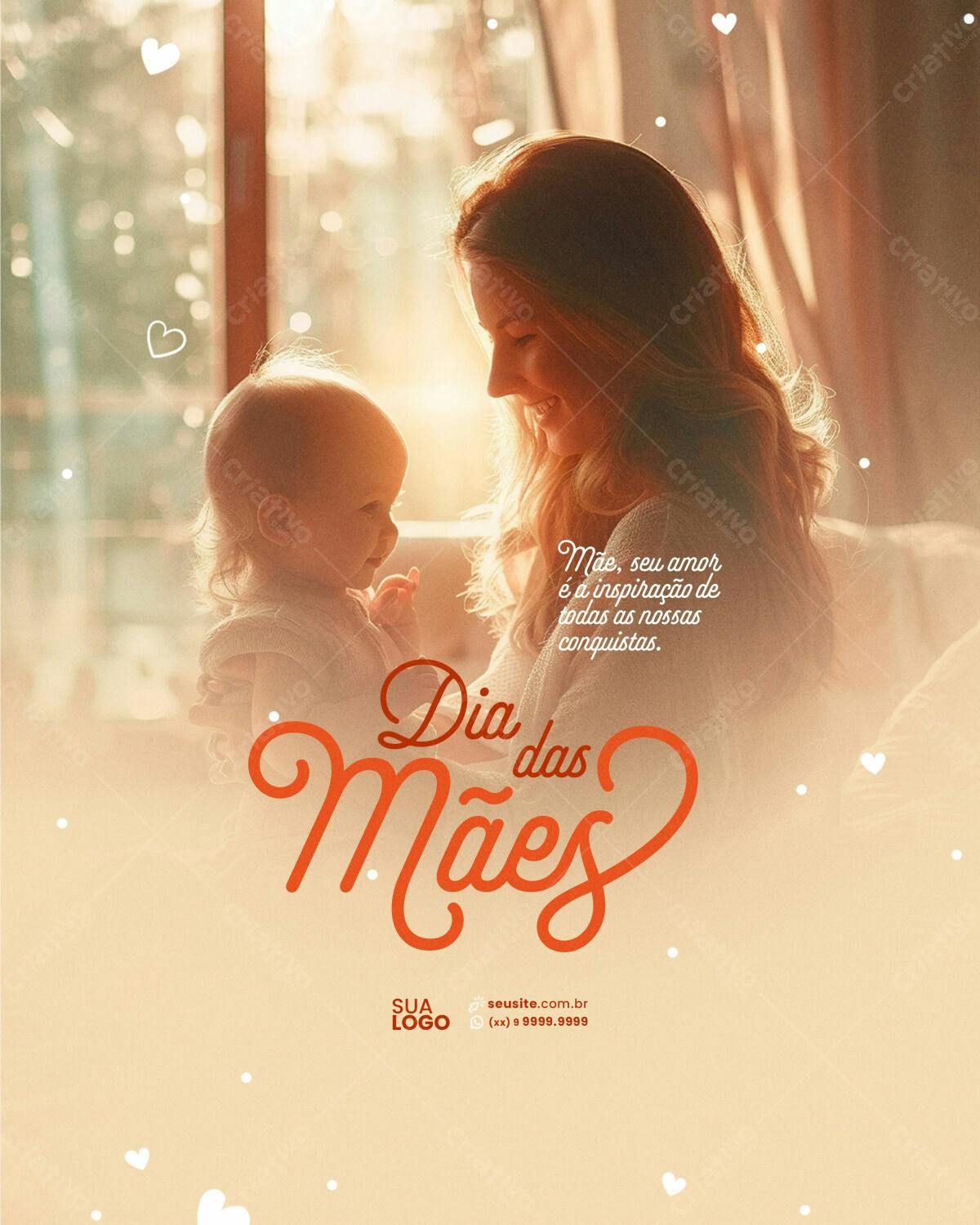 Flyer Dia das Mães PSD Editável
