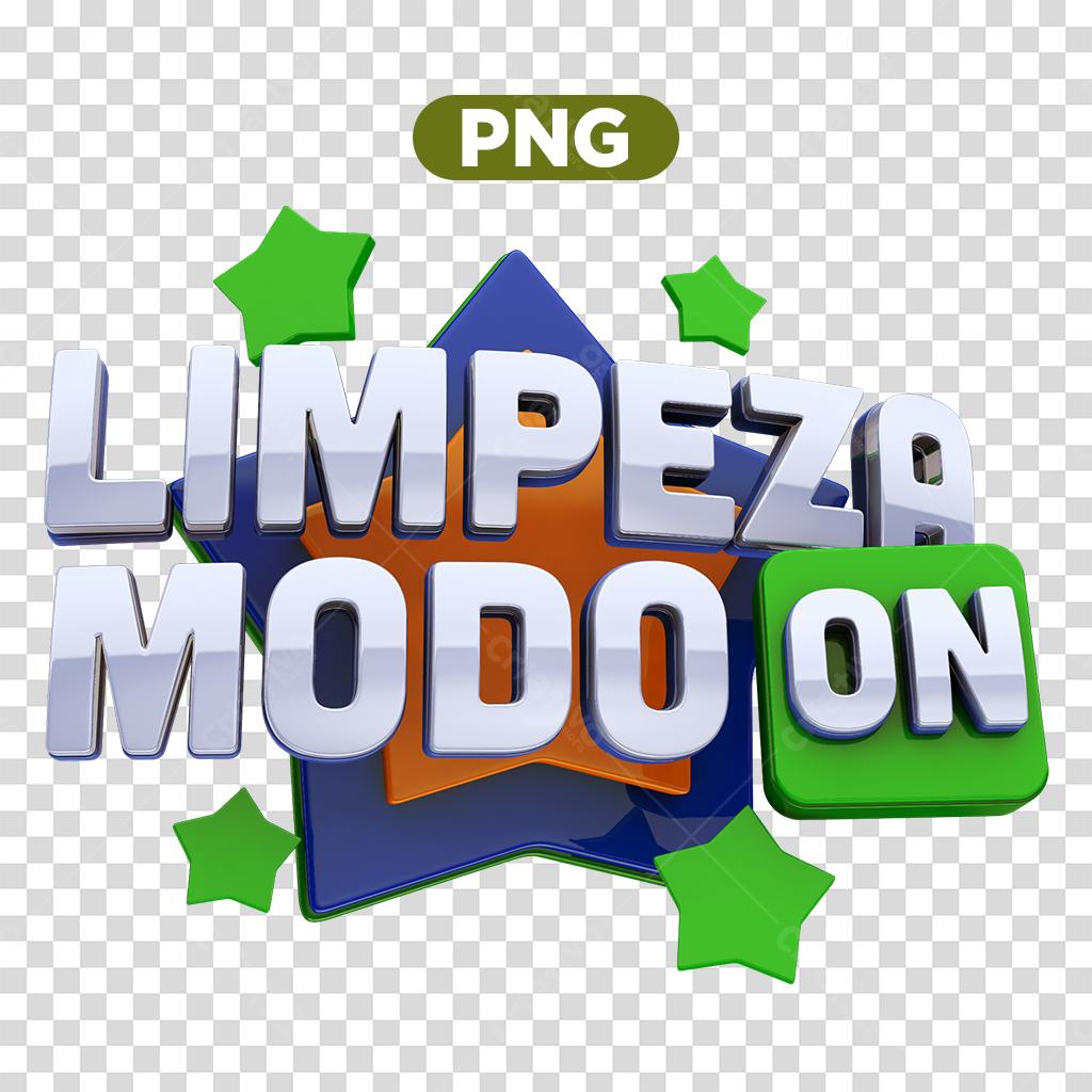 Icone Limpeza Modo On PNG com fundo transparente
