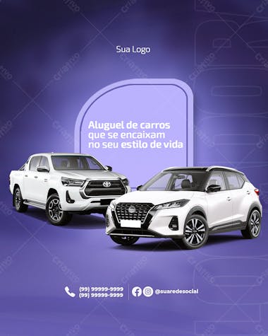 Aluguel de carros que se encaixam no seu estilo de vida