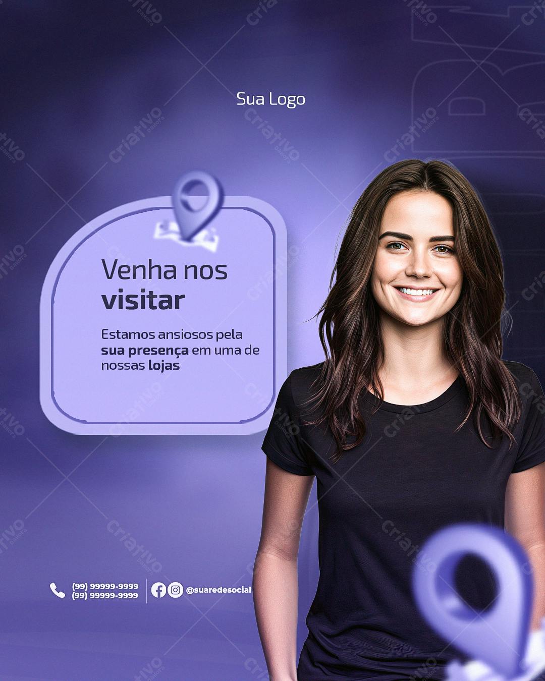 Flyer Convite Loja PSD Editável