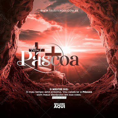 Páscoa | jesus | psd editável