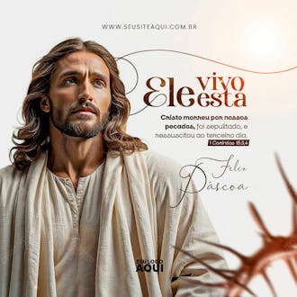 Páscoa | jesus | psd editável