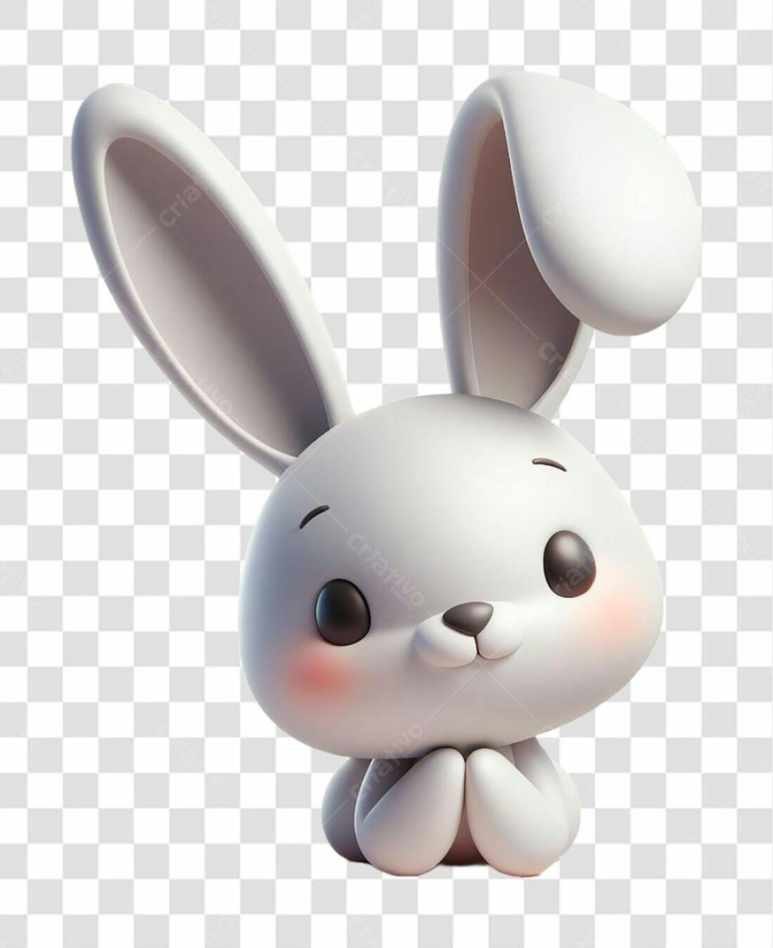 Icone Coelho Páscoa PNG com fundo transparente